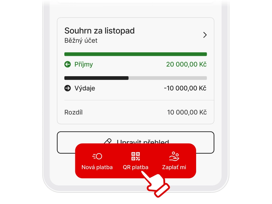 Bezstarostné placení QR kodem